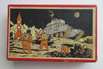 Puzzle en bois - Tintin sur la lune - (années 50) - 1 Puzzle, Nieuw