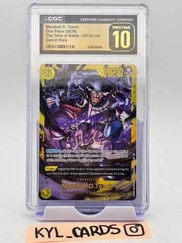Bandai - 5 Graded card - One Piece - Monkey D. Luffy,, Nieuw