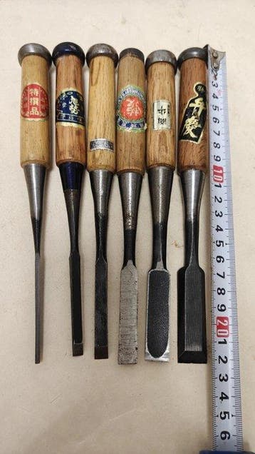 Hout Beitel - 22 cm, Antiek en Kunst