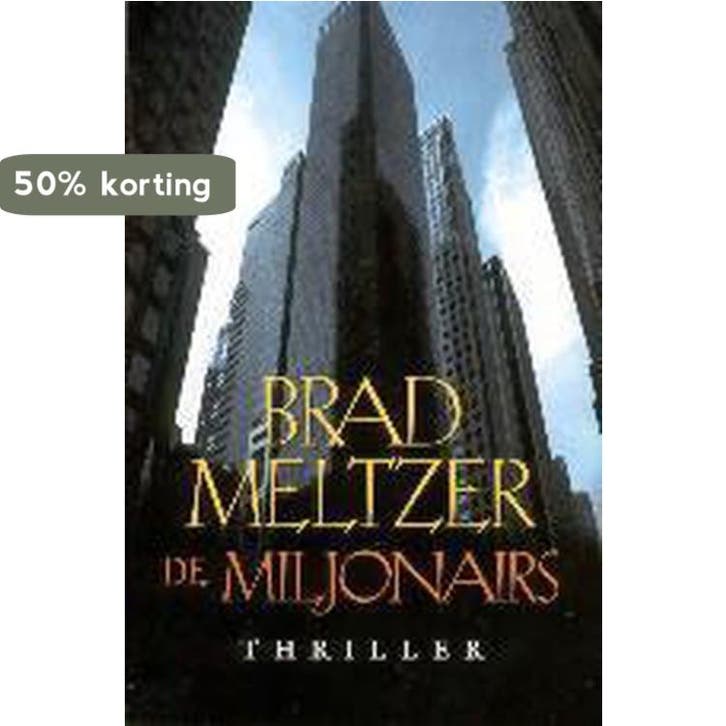 MILJONAIRS 9789024544639 Brad Meltzer, Livres, Thrillers, Envoi