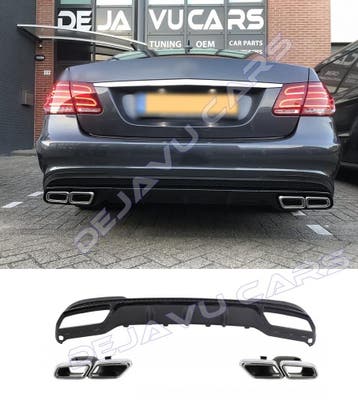 E63 AMG Look Diffuser voor Mercedes Benz E-Klasse W212, Autos : Divers, Tuning & Styling, Ophalen of Verzenden