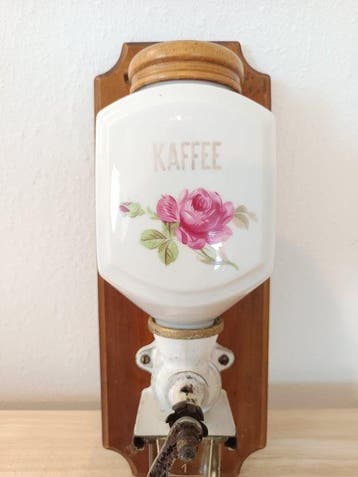 Leinbrocks Ideal - Koffiemolen - Keramiek, Hout, Metaal,, Antiek en Kunst, Antiek | Keukengerei