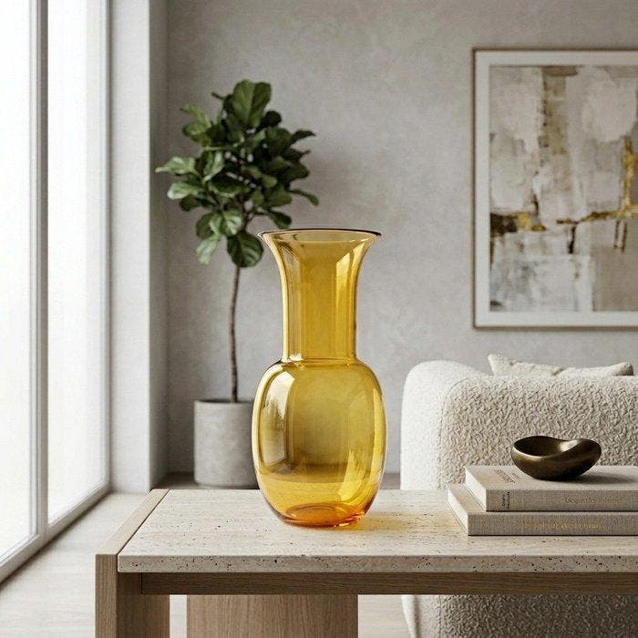 Vaas - Muranoglas - Vaso Murano hoogte 37 cm, Antiek en Kunst, Antiek | Glaswerk en Kristal