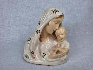 sculptuur, Arturo Pannunzio (1891-1953) – Madonna con