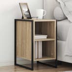 vidaXL Nachtkastje 2 pcs Sonoma 39.5 x 30 x 50 cm Bewerkt, Verzenden, Nieuw