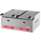 Lavasteengrill | Gas | Oppervlak 600x500 (Staal) | 8kW |, Verzenden, Nieuw in verpakking