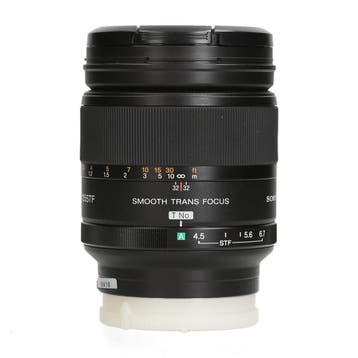 Sony 135mm f/2.8 (T4.5) STF - Sony A - 1 jaar garantie, Ophalen of Verzenden, Zo goed als nieuw
