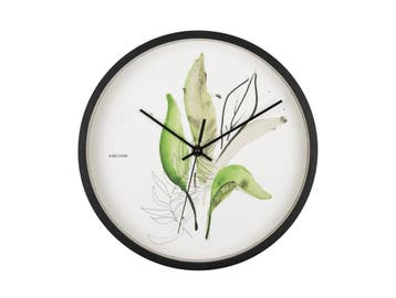 Karlsson Wandklok Botanical Leaves | Retourdeal 26% korting, Verzenden, Nieuw