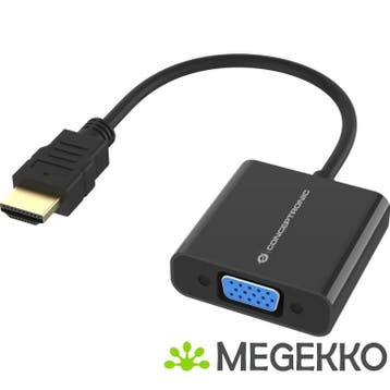 Conceptronic ABBY20B video kabel adapter 0,25 m HDMI Type A, Verzenden