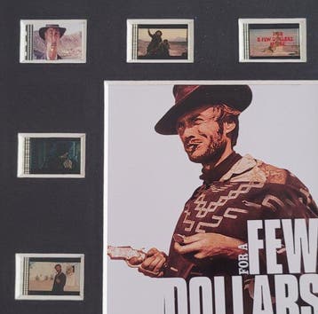 For a Few Dollar More - Clint Eastwood - Framed Film Cell