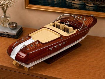 Riva Aquarama maquette de luxe bois modelisme 67cm 1:14 -