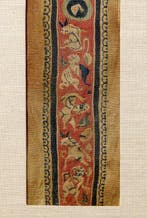 Oude Egypte, Fragment van Coptisch textiel met een Spaans