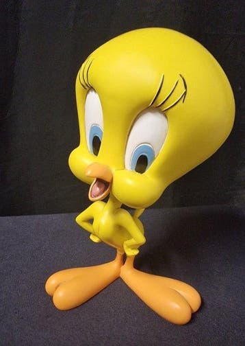Warner Bros Looney Tunes - Beeldje - Tweety Classic Warner, Nieuw in verpakking