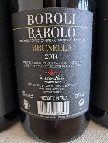 2014 Boroli, Brunella - Barolo DOCG - 6 Flessen (0.75 liter), Nieuw