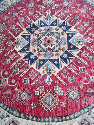 Kazak - Vloerkleed - 203 cm - 203 cm, Nieuw