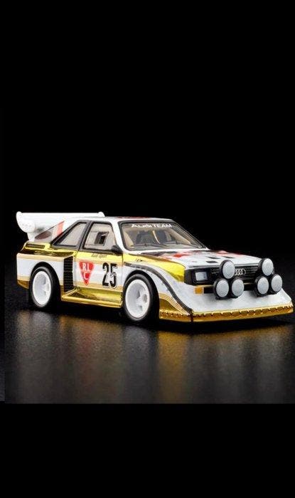 Hot Wheels 1:64 - Model sportwagen - 1985 Audi Sport Quattro, Hobby & Loisirs créatifs, Voitures miniatures | 1:5 à 1:12