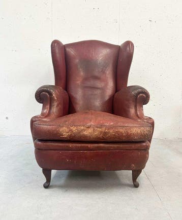 Poltrona Frau - Fauteuil - Dionisio - Leder - authentieke