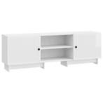 vidaXL TV Kast Hoogglans Wit 150 x 31 x 50 cm Geconstrueerd, Huis en Inrichting, Verzenden, Nieuw