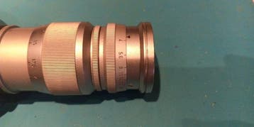Leica Elmar 9cm 1:4 Analoge camera