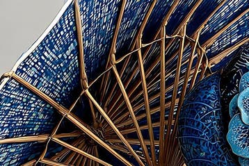 NYX - L’Élégance de Porcelaine – L’Ombrelle Bleue, Antiek en Kunst