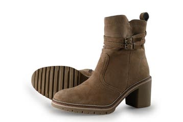 Tamaris Enkellaarzen in maat 39 Beige, Verzenden, Lage of Enkellaarzen