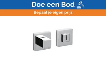 Bieden: Olivari Square Bathroom Door Latch Cubo, Ophalen of Verzenden