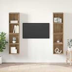 vidaXL Tv-meubelset 4 pcs Artisan Eiken 37 x 37 x 72 cm, Huis en Inrichting, Verzenden, Nieuw