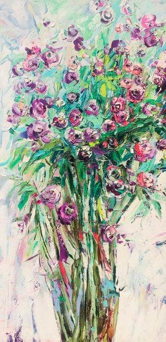 Svitlana Andriichenko - Life is born, Antiek en Kunst, Kunst | Schilderijen | Modern