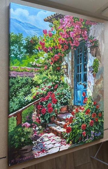 Marin Prokopchuk (XXI) - Flowering Porch, Antiek en Kunst