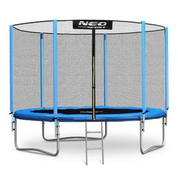 Trampoline 244cm blauw | Retour deal | Snel weg = plezier, Verzenden, Zo goed als nieuw