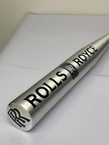 GF Exclusives - Rolls-Royce Baseball Bat Artwork By: GF, Antiquités & Art