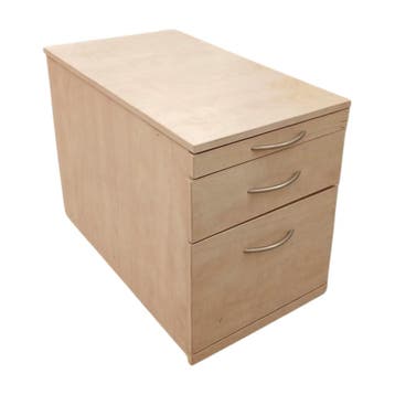 Houten ladeblok 43x76 5x60 cm met 3 lades op 4 wielen, Ophalen of Verzenden, Nieuw in verpakking