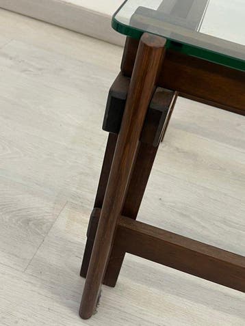 Salontafel - Hout, Glas