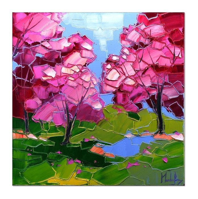 Caroline Mandrafina - Pfleger  Cerisiers du Japon, Antiquités & Art, Art | Objets design