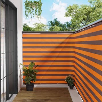 vidaXL Balkon Privacy Scherm 150 x 300 cm Stof met, Verzenden, Nieuw
