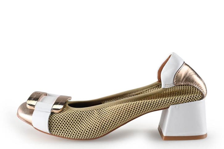 Crinkles Pumps in maat 37 Goud, Kleding | Dames, Schoenen, Overige kleuren, Zo goed als nieuw, Pumps, Verzenden