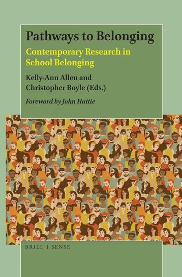Pathways to Belonging 9789004386570 Kelly-Ann Allen, Verzenden, Zo goed als nieuw, Kelly-Ann Allen