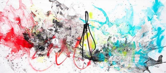 RAM - Peaceful Storm Rider - XXL SIze, Antiek en Kunst, Kunst | Schilderijen | Modern