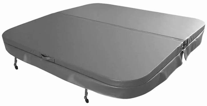 Weau spa cover 230 x 230 cm - grijs - radius 18 cm, Jardin & Terrasse, Bains à remous et Spas, Enlèvement ou Envoi