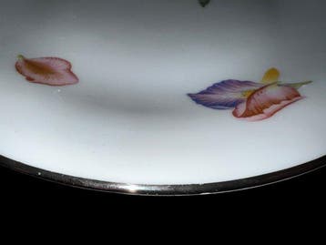 Limoges - solafils - Eetservies voor 12 (37) - Porselein,, Antiek en Kunst
