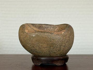 pierre naturelle - Suiseki  — Tamari-ishi Le bassin de, Antiquités & Art