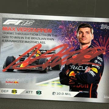 Red Bull Racing - Topps 112 Signed - Max Verstappen - 2025 -, Nieuw