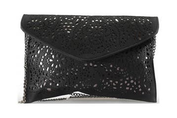 Bling Clutch Zwart, Verzenden, Zo goed als nieuw, Zwart
