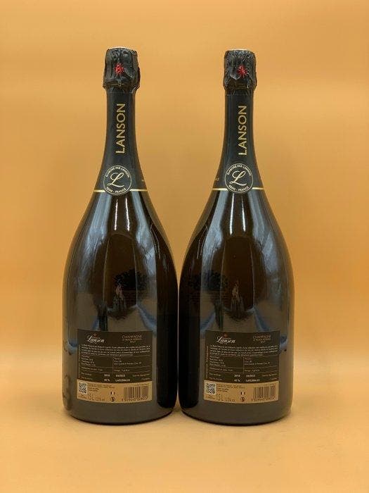 Lanson, Le Black Réserve Brut - Champagne - 2 Magnums (1,5, Verzamelen, Wijnen