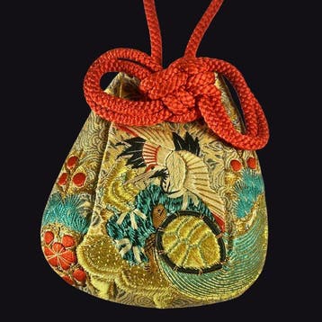 Antiek Japans amuletzakjes (Mamori-Bukuro),