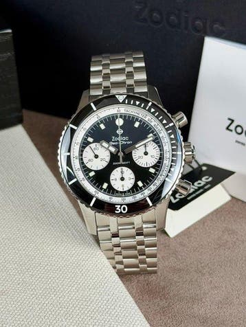 Zodiac - Sea-Chron Automatic Chronograph Black - ZO3604 -