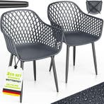 Tuinstoelen - Weerbestendig - Met armleuning - Set van 2 - G, Tuin en Terras, Verzenden, Nieuw