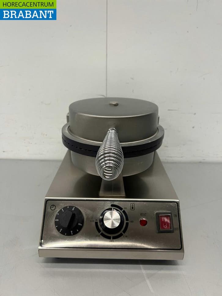 RVS Wafelijzer met timer stroopwafel ijshoorn 230V Horeca, Zakelijke goederen, Horeca | Keukenapparatuur, Ophalen of Verzenden