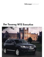 2005 VOLKSWAGEN TOUAREG W12 EXECUTIVE BROCHURE DUITS