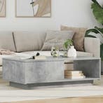 vidaXL Salontafel met lade Beton Grijs 95 x 55 x 31 cm, Huis en Inrichting, Verzenden, Nieuw